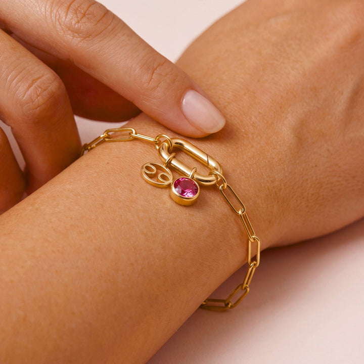 Lennox CharmEdit Bracelet - 18K Gold Plated over 925 Sterling Silver