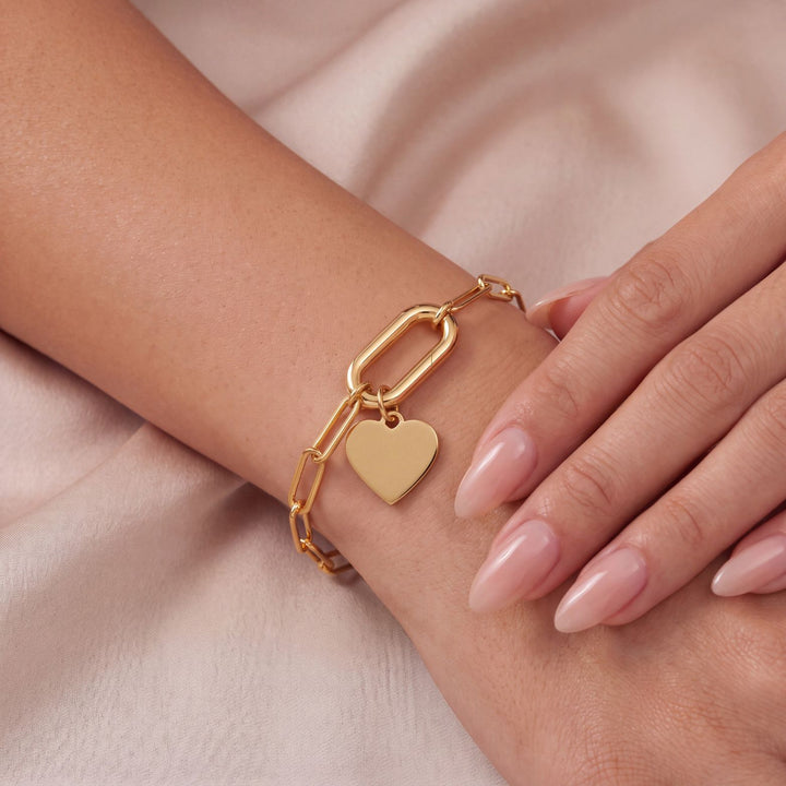 Lennox CharmEdit Bracelet - 18K Gold Plated over 925 Sterling Silver