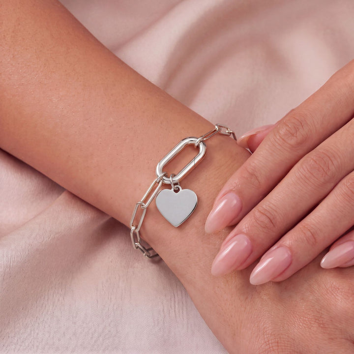 Lennox CharmEdit Bracelet - Rhodium Plated over Sterling Silver