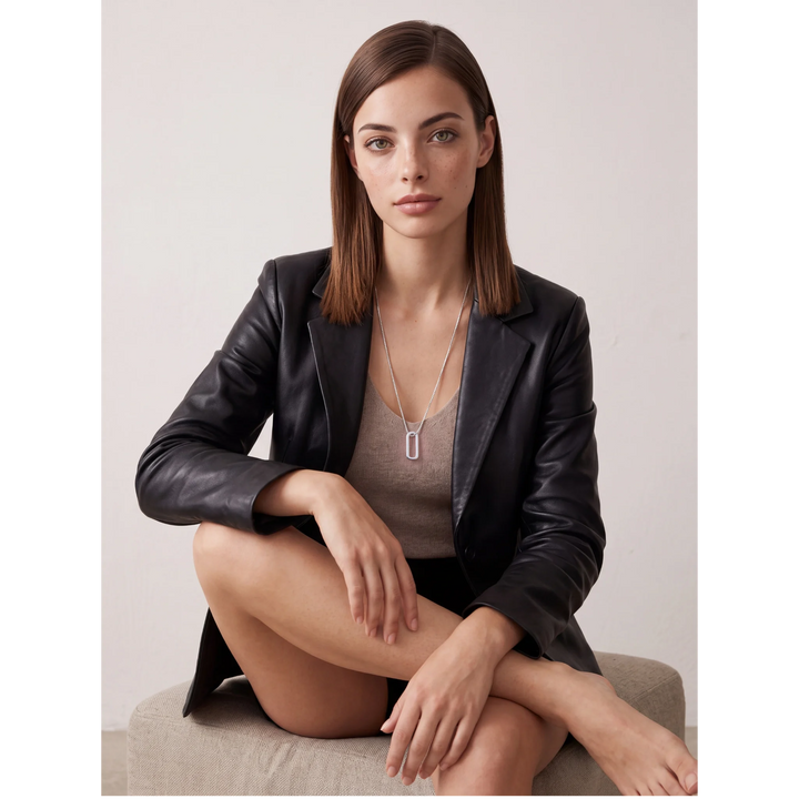 Lennox CharmEdit Necklace – Rhodium Plated over Sterling Silver