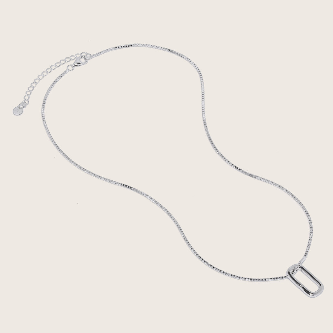 Lennox CharmEdit Necklace – Rhodium Plated over Sterling Silver