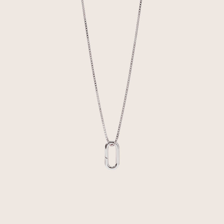 Lennox CharmEdit Necklace – Rhodium Plated over Sterling Silver