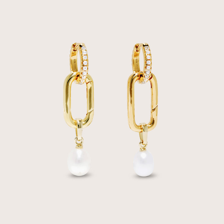 Lennox Pearl Drop Convertible Earrings