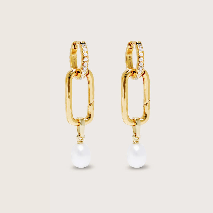 Lennox Pearl Drop Convertible Earrings
