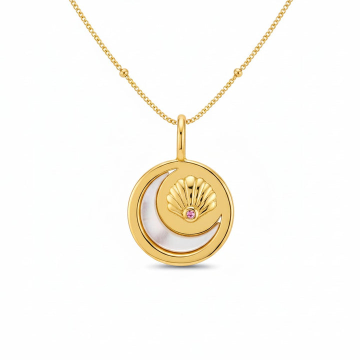 Luna Tide Pendant – 18K Gold Vermeil