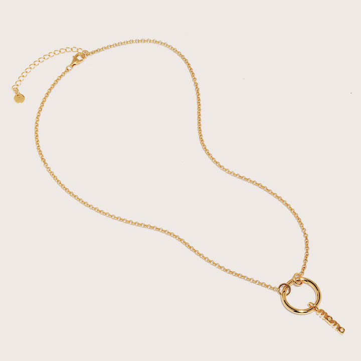 18K Gold Plated Mama Pendant