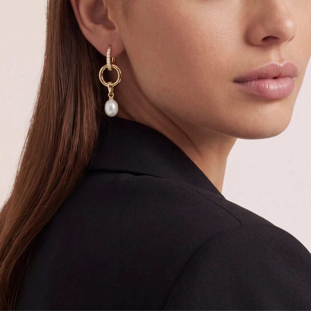 Maru Pearl Drop Convertible Earrings