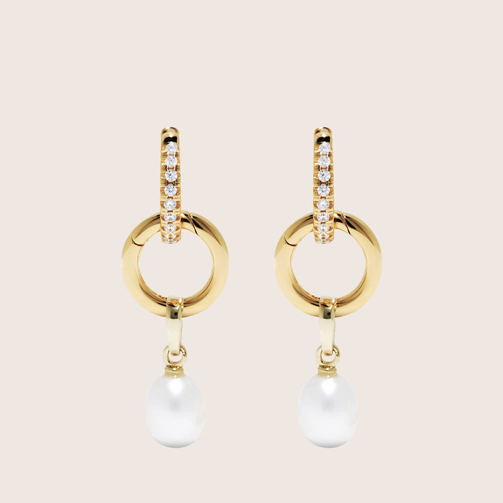 Maru Pearl Drop Convertible Earrings