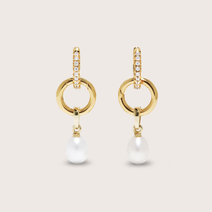 Maru Pearl Drop Convertible Earrings