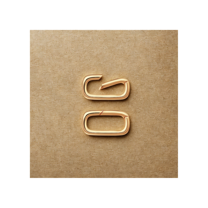 18K Gold CharmEdit Necklace with Customisable Front Link