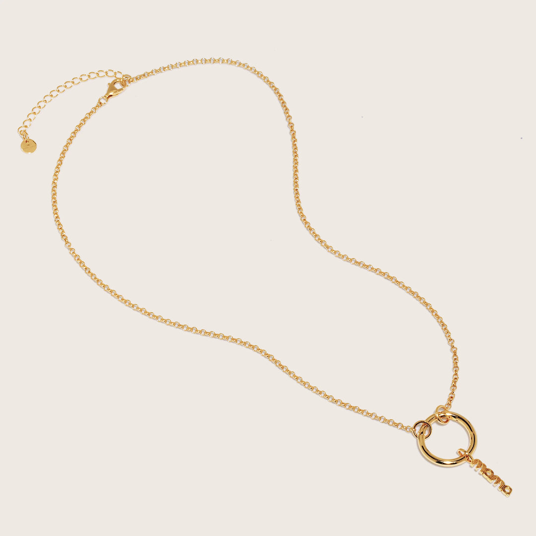 Orbis Necklace – 18K Gold Plated over 925 Sterling Silver