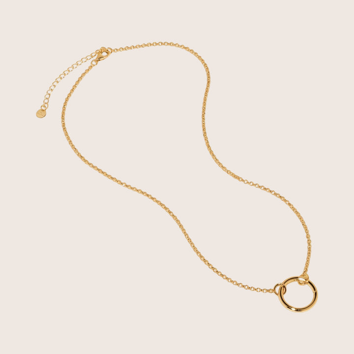 Orbis Necklace – 18K Gold Plated over 925 Sterling Silver
