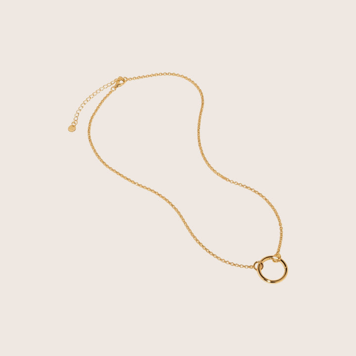 Orbis Necklace – 18K Gold Plated over 925 Sterling Silver