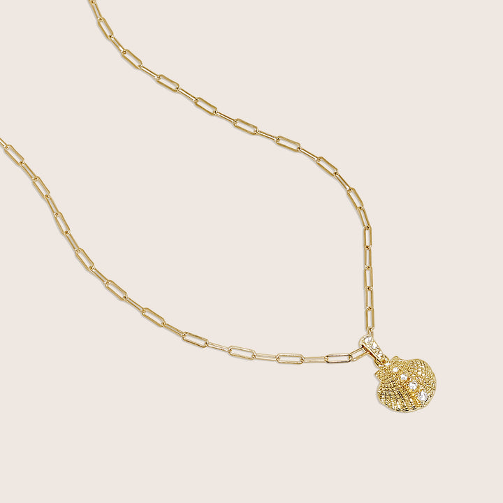 14K Gold Filled Delicate Paperclip Necklace