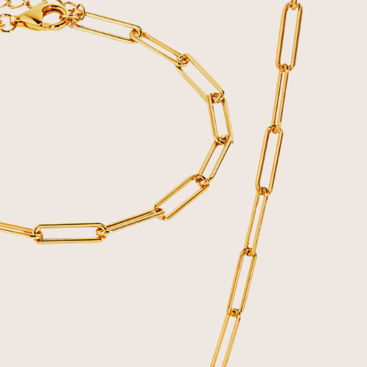 18K Gold Vermeil Rebekka Paperclip Set