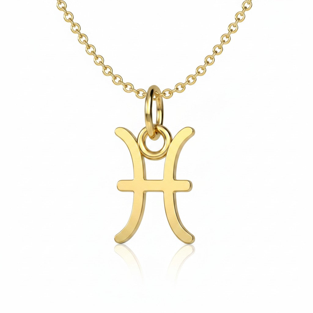 Pisces Celestial Pair – 18K Gold Plated over Sterling Silver