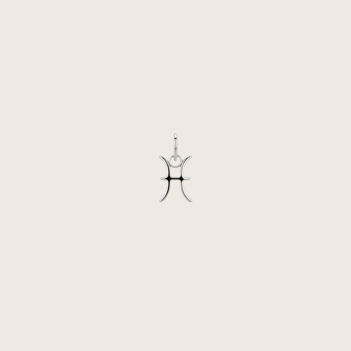Pisces Celestial Pair – Rhodium Plated over Sterling Silver