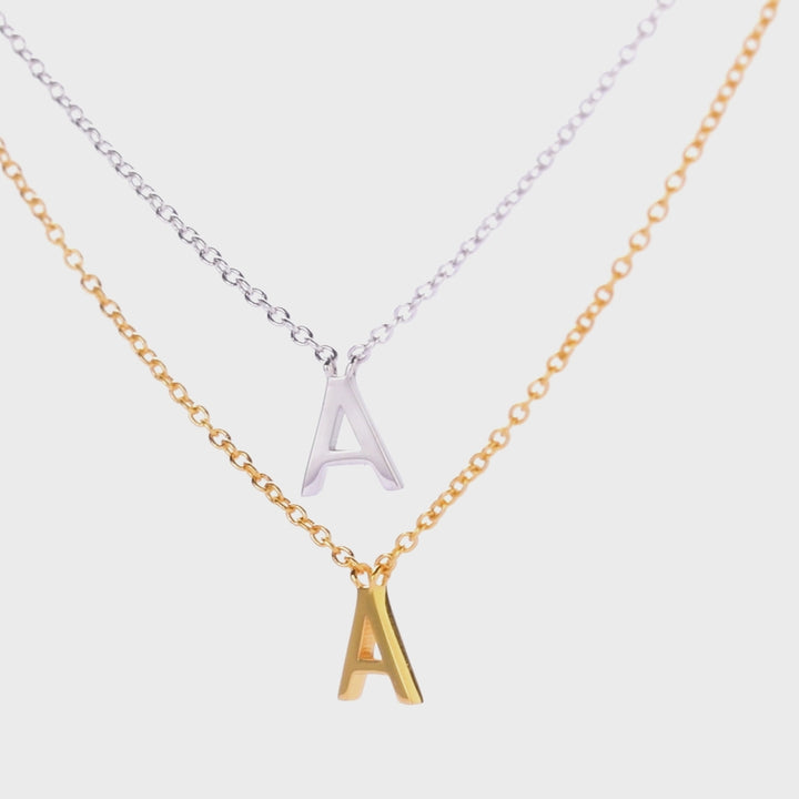 925 Sterling Silver Letter Necklace