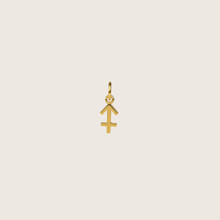 Sagittarius Celestial Pair – Gold Plated over Sterling Silver