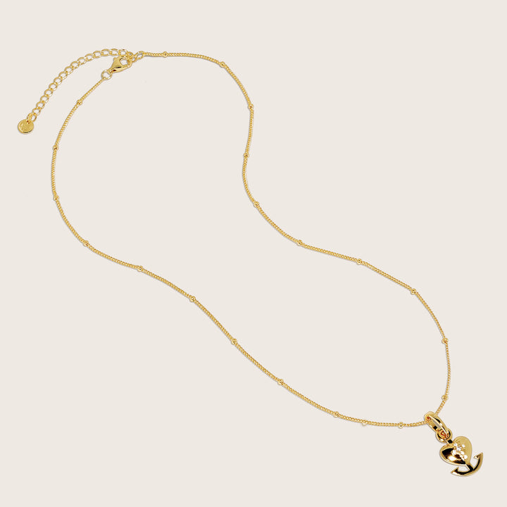 18K Gold Plated Faith Love & Hope Charm