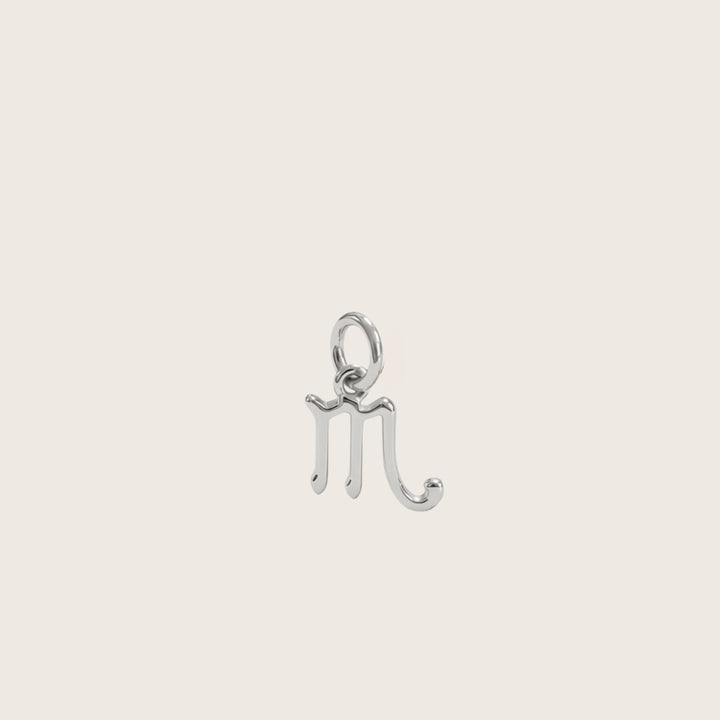 Scorpio Celestial Pair – Rhodium Plated over Sterling Silver