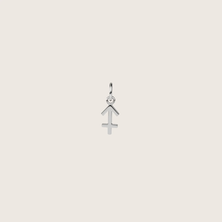 Sagittarius Celestial Pair – Rhodium Plated over Sterling Silver