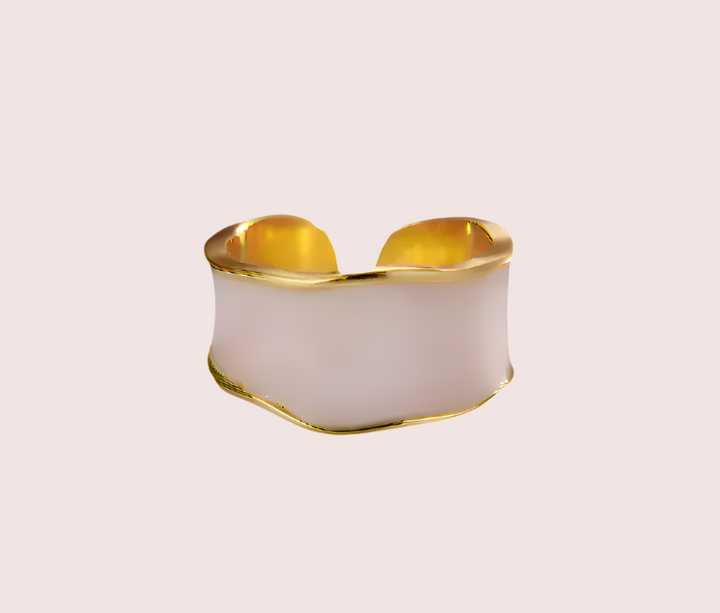 18K Gold Silken Open Ring