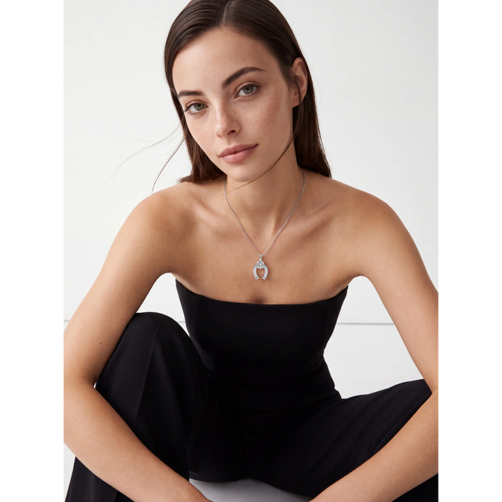 18K Gold Plated Soleia Lucky Horseshoe Charm