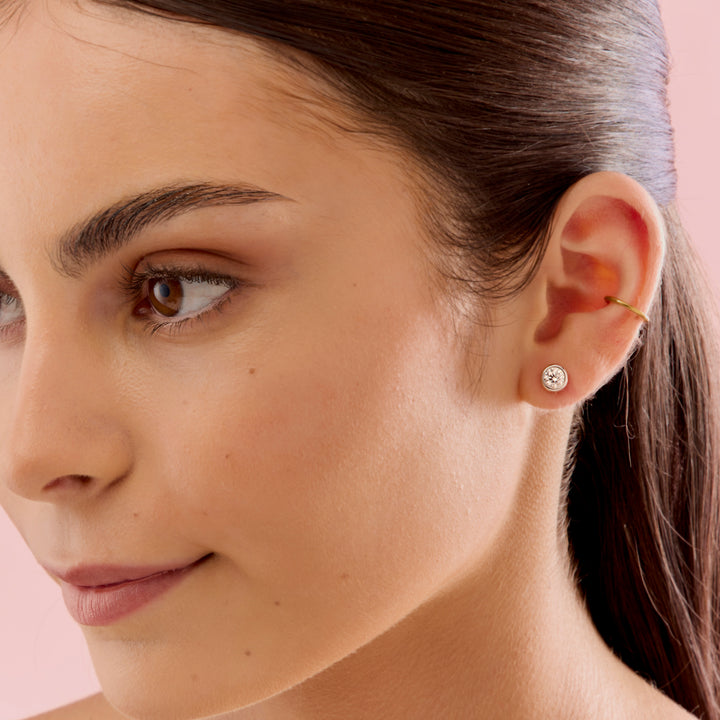 18K Gold Tamako Stud Earrings