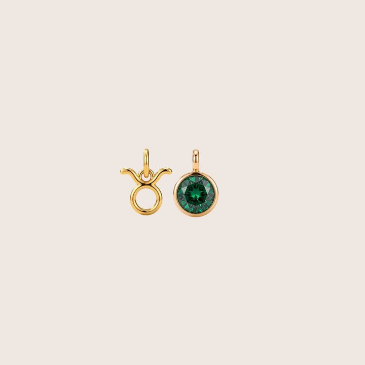 Taurus Celestial Pair – 18K Gold Plated over Sterling Silver