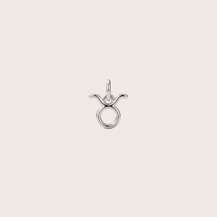 May Emerald Birthstone Charm – Rhodium Plated over Sterling Silver