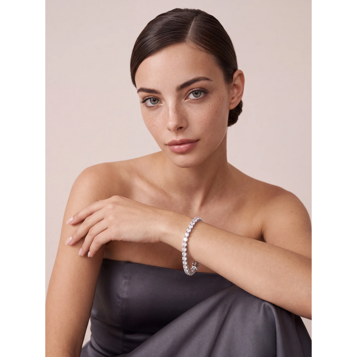 925 Sterling Silver Tennis Bracelet