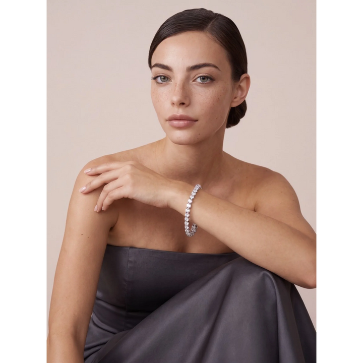 925 Sterling Silver Tennis Bracelet