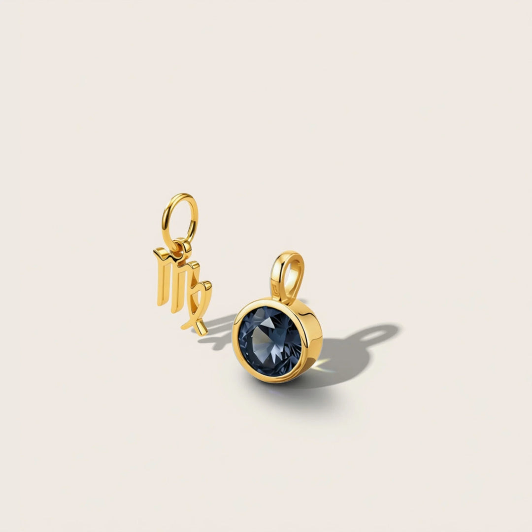 Virgo Celestial Pair – Gold Plated over Sterling Silver