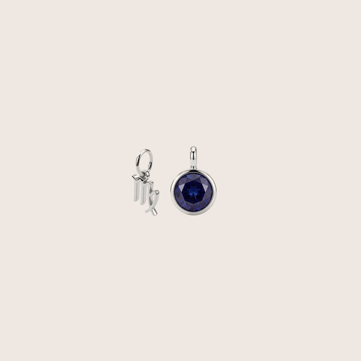 Virgo Celestial Pair – Rhodium Plated over Sterling Silver